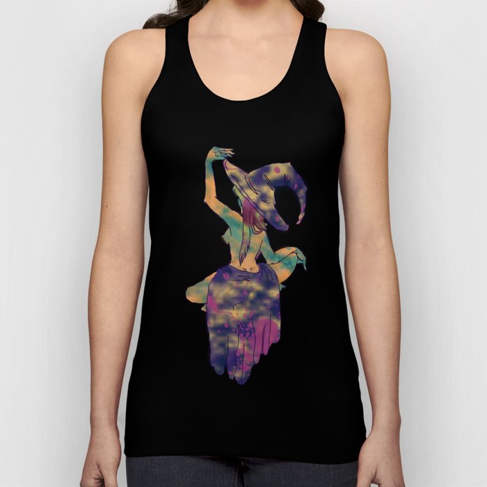 Floating Witch: Psychedelic  Tank Top