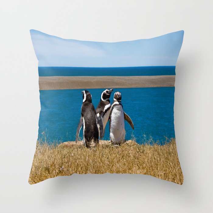 Penguins #1 Throw Pillow