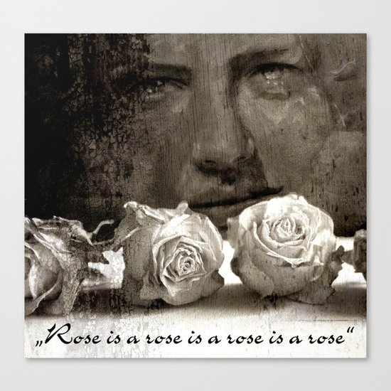 ROSE - vintage version Canvas Print