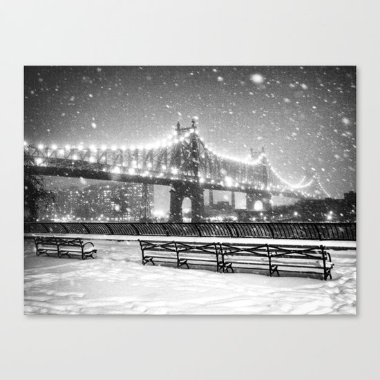 New York City Snow Canvas Print