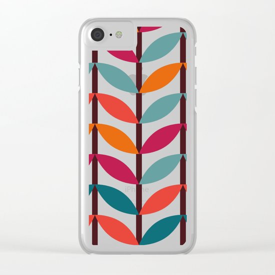 Optical Overlap #1 Clear iPhone Case