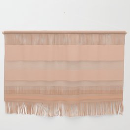 Peach Blush Banded Solid Wall Hanging