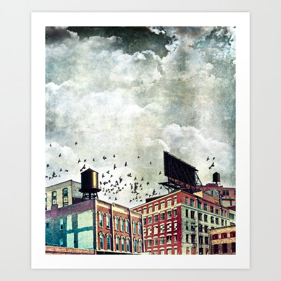 The Rooftop #5 Art Print