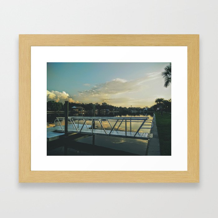Dock Framed Art Print