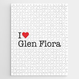 I Heart Glen Flora, WI Jigsaw Puzzle