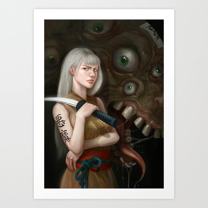 Demon Slayer Art Print By Jowiel Society6