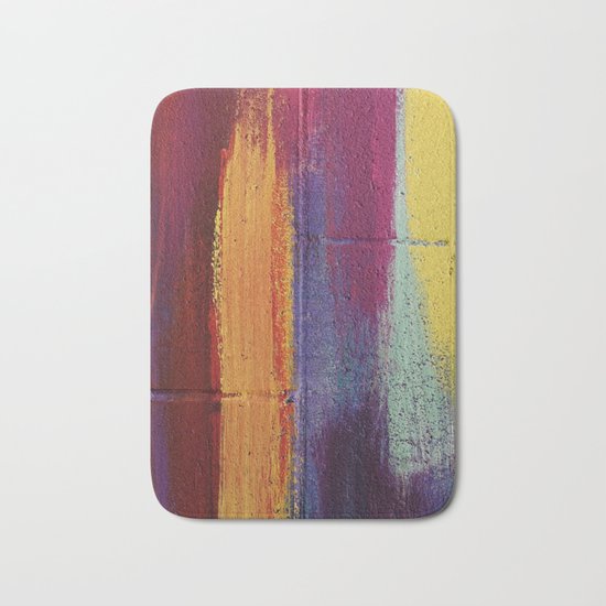 Rough wall paint Bath Mat