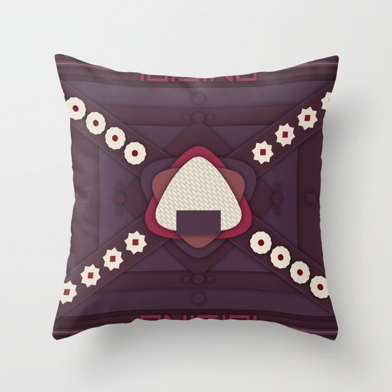 Onigiri Throw Pillow