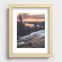 Lake Tahoe Sunrise Recessed Framed Print