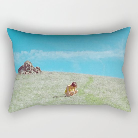 the breeze already knew Rectangular Pillow