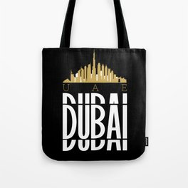 Dubai Skyline Skyscraper UAE Emirates Tote Bag