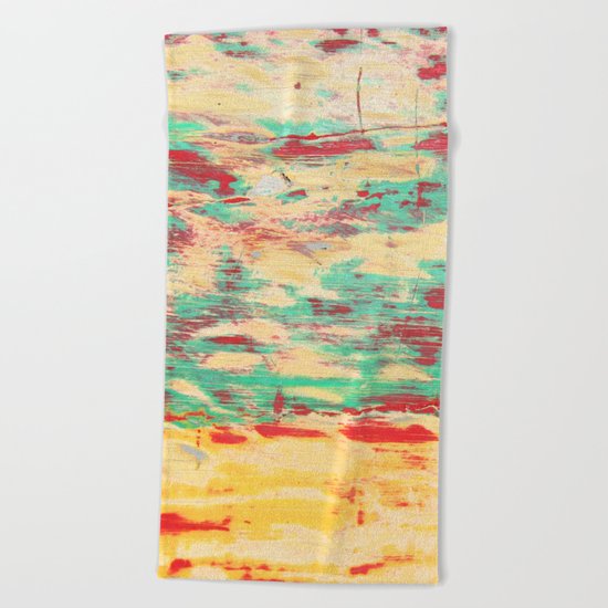 Wooden Pattern Beach Towel