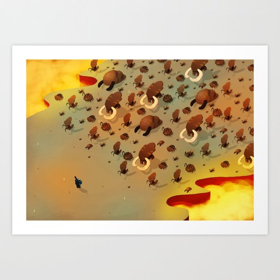 The Swarm Art Print