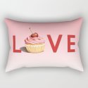 Perfect Pink Cupcake LOVE Rug by Patricia Shea Designs | Society6