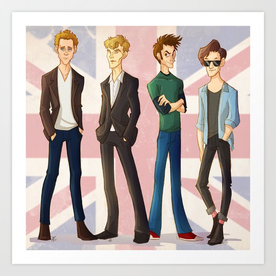 Life Ruining British Actors Art Print