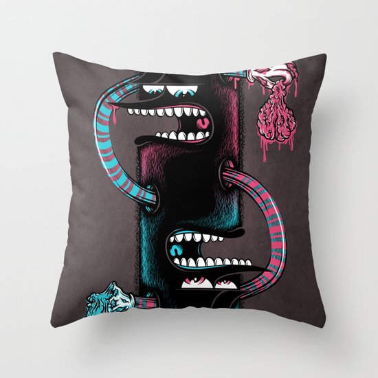 Twins Throw Pillow