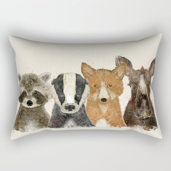 forest friends Rectangular Pillow