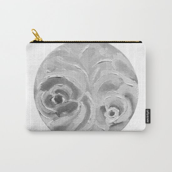 Find the Peach Plum Roses In the Night Carry-All Pouch