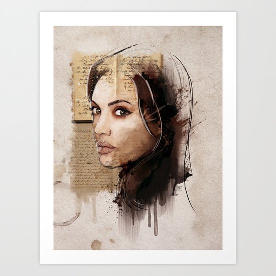 A.J. Art Print