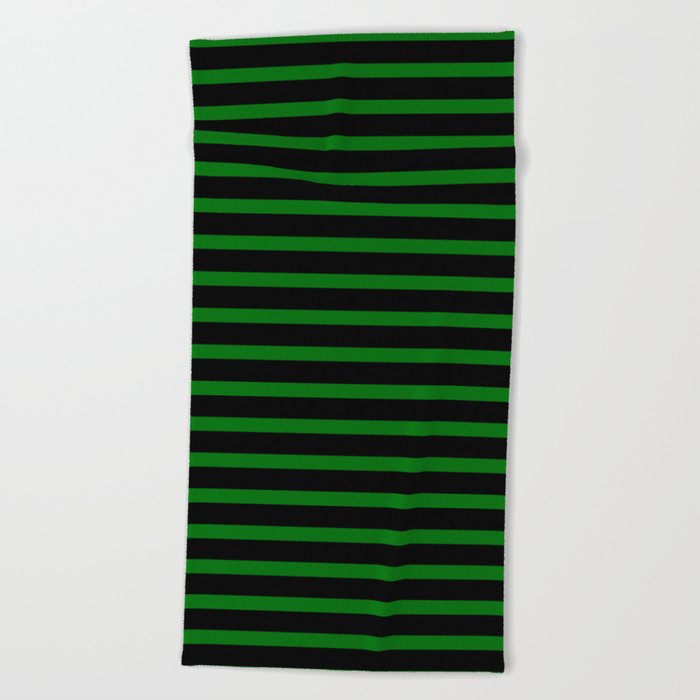 Black and green towels cheap