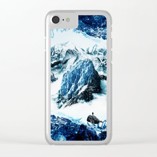 Frozen isolation Clear iPhone Case