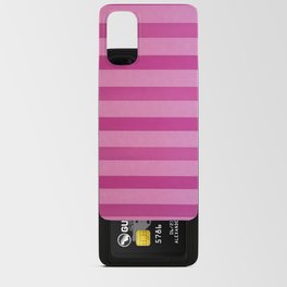 Hot Pink Stripes Android Card Case