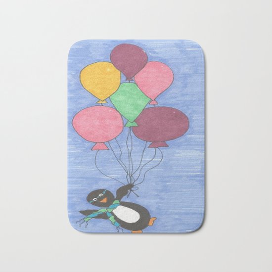 When Penguins Fly Bath Mat