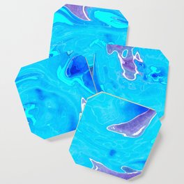 Abstract Marble Painting Coaster