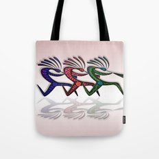 RUNNING KOKOPELLI Tote Bag