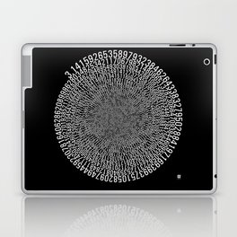 Pi - black Laptop & iPad Skin