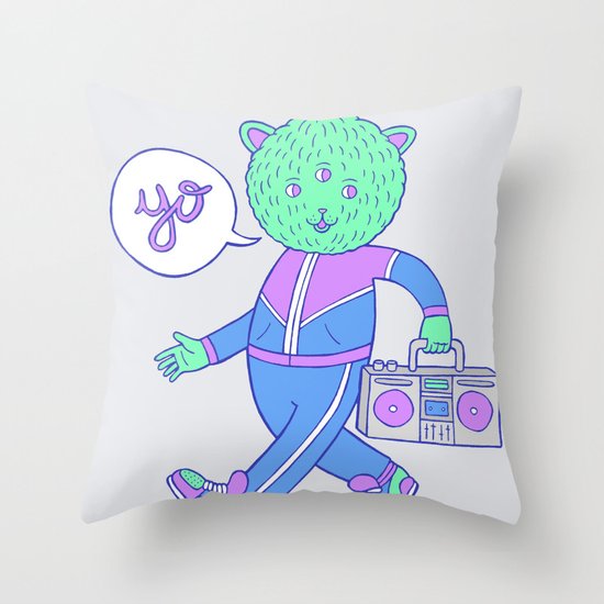 yo! Throw Pillow