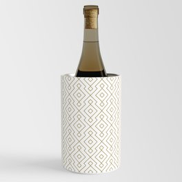 Geometrical Pattern With Triangles Wine Chiller