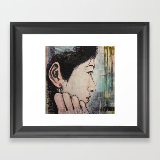 Waiting game Framed Art Print