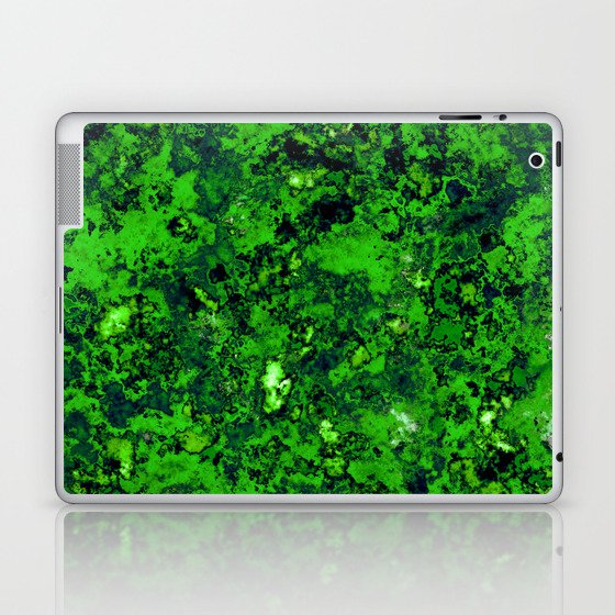 Green glass fragments Laptop & iPad Skin