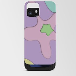 Pastel Abstract iPhone Card Case