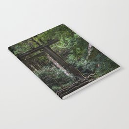 Torii in the forest (japan) Notebook