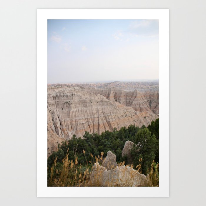 badlands Art Print