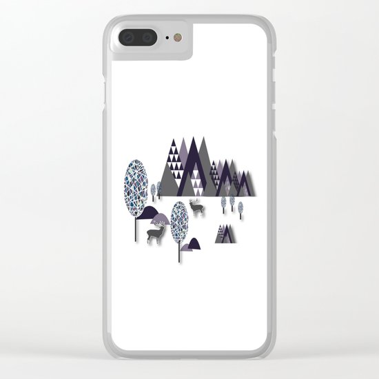 To Be Free In The Mountains Clear iPhone Case