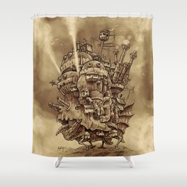 Moving Castle Shower Curtain