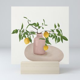 Lemon Branches Mini Art Print