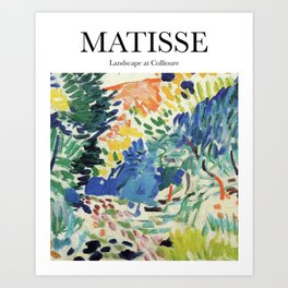 Matisse - Landscape at Collioure Art Print