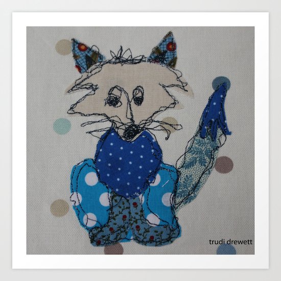 Mr Foxy Art Print