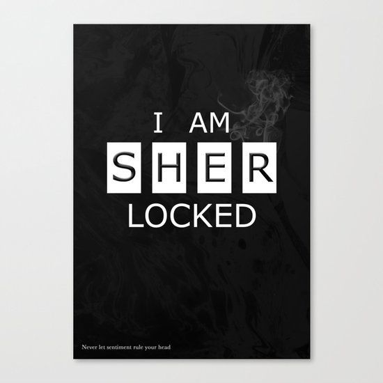 No. 1. I Am Sherlocked Canvas Print