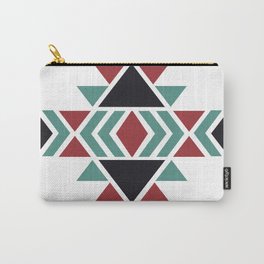 Southwest Navajo Indian Abstract Pattern Carry-All Pouch