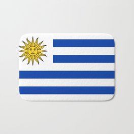 flag of Uruguay-Uruguyan,montevideo,spanish,america,latine,Salto,south america,paysandu,costa,sun,be Bath Mat | Tango, Graphicdesign, Latin, Oriental, Piedras, Tropical, Paysandu, Uruguayan, Canelones, Salto 