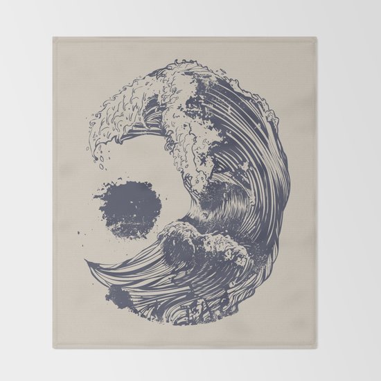 Swell Throw Blanket by huebucket Society6