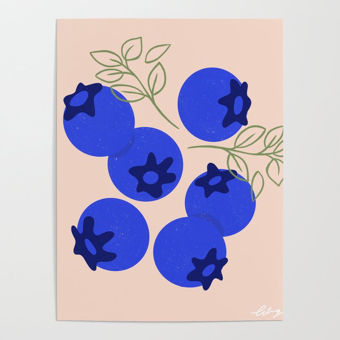 Blueberry Patch Poster