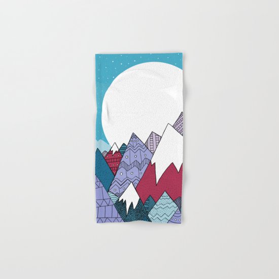 Blue Sky Mountains Hand & Bath Towel