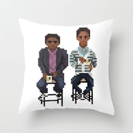 Troy And Abed In the Morning Throw Pillow