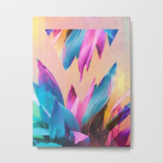 Unicorn Plants Metal Print